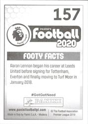 2019-20 Panini Football 2020 #157 Aaron Lennon Back