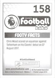 2019-20 Panini Football 2020 #158 Chris Wood Back