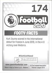 2019-20 Panini Football 2020 #174 Kurt Zouma Back