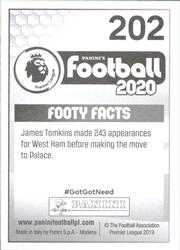 2019-20 Panini Football 2020 #202 James Tomkins Back