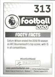 2019-20 Panini Football 2020 #313 Callum Wilson Back