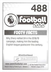 2019-20 Panini Football 2020 #488 Billy Sharp Back