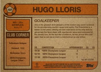 2020 Topps Living UEFA Champions League #107 Hugo Lloris Back