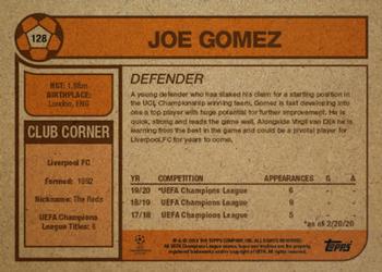 2020 Topps Living UEFA Champions League #128 Joe Gomez Back