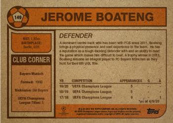 2020 Topps Living UEFA Champions League #149 Jerome Boateng Back