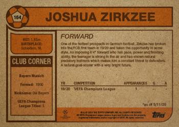2020 Topps Living UEFA Champions League #164 Joshua Zirkzee Back