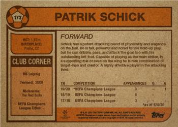 2020 Topps Living UEFA Champions League #173 Patrik Schick Back