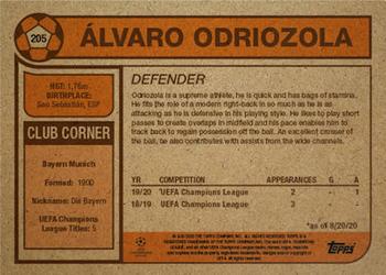 2020 Topps Living UEFA Champions League #205 Alvaro Odriozola Back