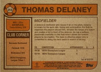 2020 Topps Living UEFA Champions League #213 Thomas Delaney Back