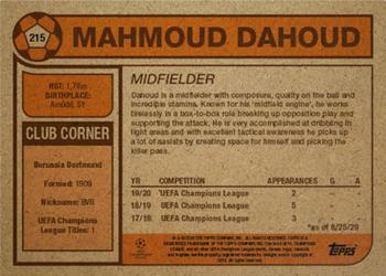 2020 Topps Living UEFA Champions League #215 Mahmoud Dahoud Back