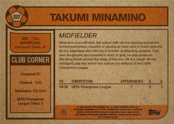 2020 Topps Living UEFA Champions League #227 Takumi Minamino Back