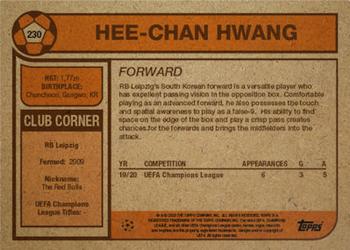 2020 Topps Living UEFA Champions League #230 Hee-Chan Hwang Back