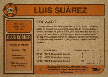 2020 Topps Living UEFA Champions League #239 Luis Suárez Back