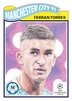 2020 Topps Living UEFA Champions League #245 Ferran Torres Front