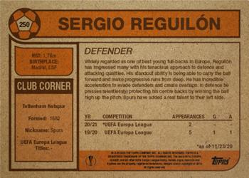 2020 Topps Living UEFA Champions League #250 Sergio Reguilon Back