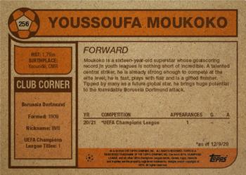 2020 Topps Living UEFA Champions League #256 Youssoufa Moukoko Back