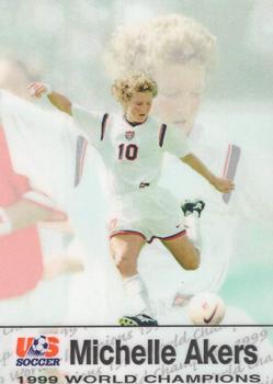 1999 Roox U.S. Women's National Team Premier Edition #910247TS Michelle Akers Front