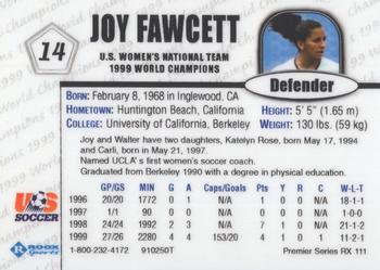 1999 Roox U.S. Women's National Team Premier Edition #910250TS Joy Fawcett Back