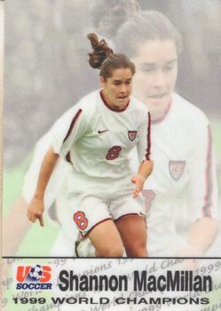 1999 Roox U.S. Women's National Team Premier Edition #910255TS Shannon MacMillan Front