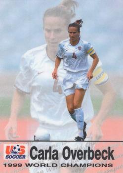 1999 Roox U.S. Women's National Team Premier Edition #910257TS Carla Overbeck Front