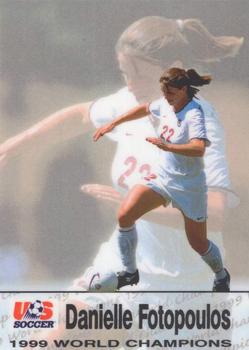 1999 Roox U.S. Women's National Team Premier Edition #910251TS Danielle Fotopoulos Front