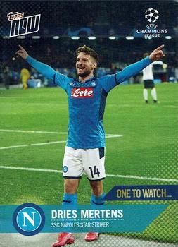 2019-20 Topps Now UEFA Champions League #054 Dries Mertens Front