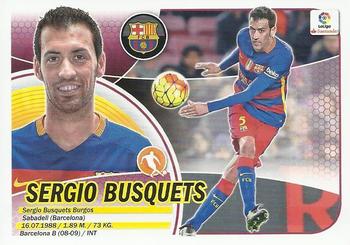 2016-17 ESTE Spanish Liga #139 Sergio Busquets Front