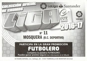 2016-17 ESTE Spanish Liga #233 Pedro Mosquera Back