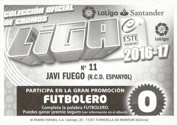 2016-17 ESTE Spanish Liga #293 Javi Fuego Back
