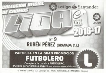 2016-17 ESTE Spanish Liga #319 Ruben Perez Back
