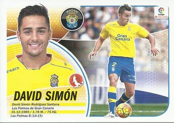 2016-17 ESTE Spanish Liga #343 David Simon Front