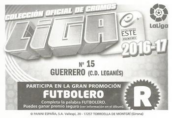 2016-17 ESTE Spanish Liga #386 Miguel Guerrero Back