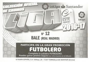 2016-17 ESTE Spanish Liga #415 Gareth Bale Back