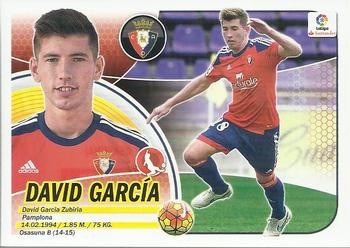 2016-17 ESTE Spanish Liga #466 David Garcia Front