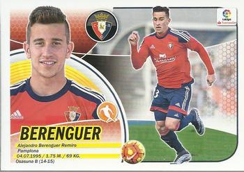 2016-17 ESTE Spanish Liga #474 Berenguer Front