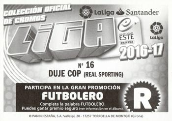 2016-17 ESTE Spanish Liga #569 Duje Cop Back