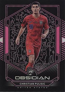 2019-20 Panini Obsidian - Pink #1 Christian Pulisic Front