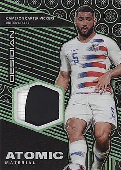2019-20 Panini Obsidian - Atomic Material Green #AM-CCV Cameron Carter-Vickers Front