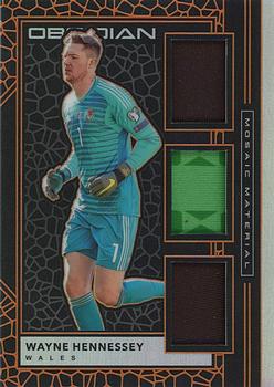 2019-20 Panini Obsidian - Mosaic Material Orange #MM-WH Wayne Hennessey Front