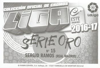 2016-17 ESTE Spanish Liga - Serie Oro #15 Sergio Ramos Back