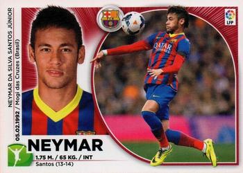 2014-15 Panini ESTE Spanish LaLiga Stickers #105 Neymar Jr. Front