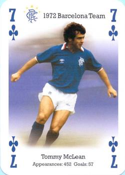 2004-05 Carta Mundi Rangers Football Club Playing Cards #7♣ Tommy McLean Front