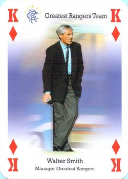 2004-05 Carta Mundi Rangers Football Club Playing Cards #K♦ Walter Smith Front