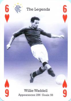2004-05 Carta Mundi Rangers Football Club Playing Cards #6♥ Willie Waddell Front