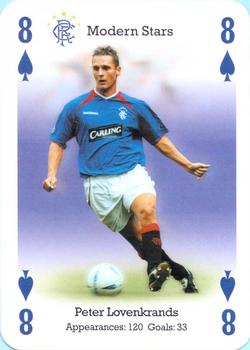 2004-05 Carta Mundi Rangers Football Club Playing Cards #8♠ Peter Lovenkrands Front