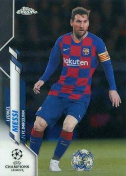 2019-20 Topps Chrome UEFA Champions League #1 Lionel Messi Front
