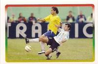 2007 Panini Copa América #6 Final - Argentina Brazil Front