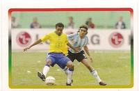 2007 Panini Copa América #7 Final - Argentina Brazil Front