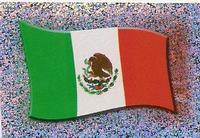 2007 Panini Copa América #122 Flag of Mexico Front