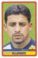 2007 Panini Copa América #163 Edwin Villafuerte Front